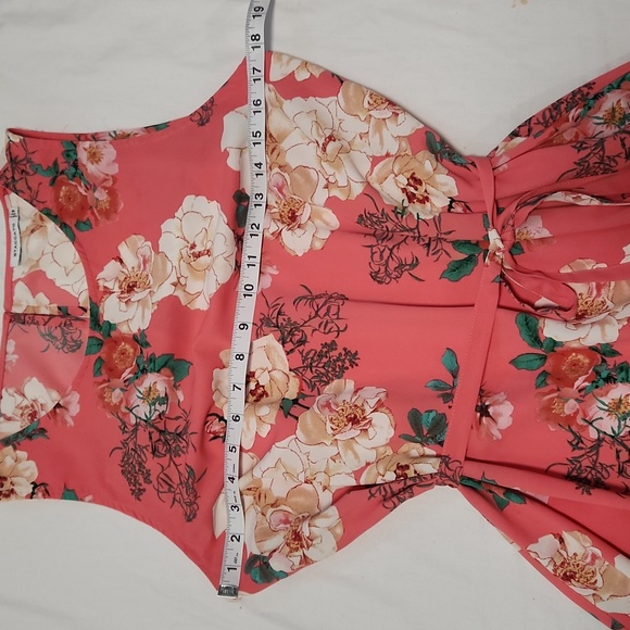 Women's Staccato Dress Pink Floral Medium - Picture 4 of 9